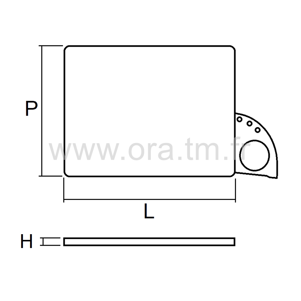 TLT - ACCOUDOIR & MANCHETTE - TABLETTE ECRITOIRE